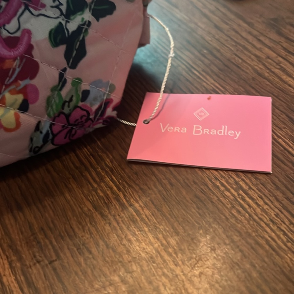 Vera Bradley Believe clamshell cosmetic case selling matching tote bag also - Picture 3 of 6
